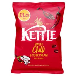 Kettle Chips Sweet Chilli & Sour Cream Bag 80g £1.29 PMP