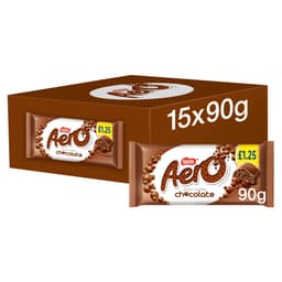 Aero Milk Chocolate Sharing Bar 90g £1.25 PMP