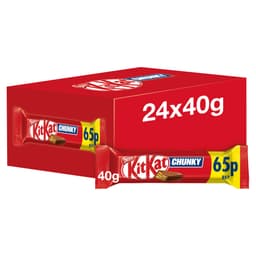 Kit Kat Chunky Milk Chocolate Bar 40g 65p PMP  