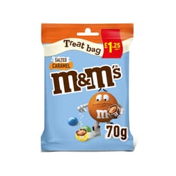 M&M's Salted Caramel Chocolate £1.25 PMP Treat Bag 70g