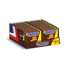 Snickers Chocolate Bars 3 Multipack 125.1g £1.25 PMP