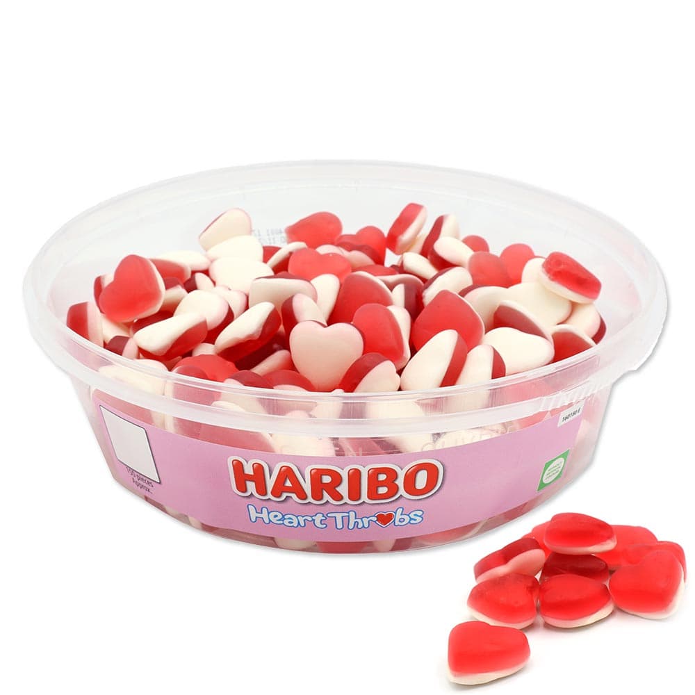 Haribo Heart Throbs Tub 480g |