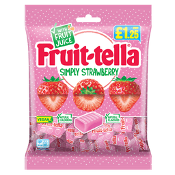 Fruit-tella Simply Strawberry 135g £1.25 PMP 