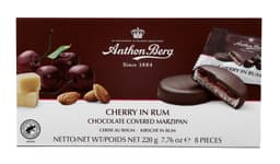 Anthon Berg Cherry in Rum Chocolate Covered Marzipan 220g