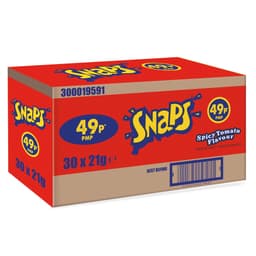 Smiths Snaps Spicy Tomato Snacks Crisps 49p PMP
