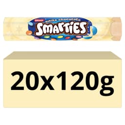 Smarties White Chocolate Giant Tube 120g