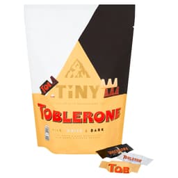 Toblerone Tiny Milk, White & Dark Pouch 280g 