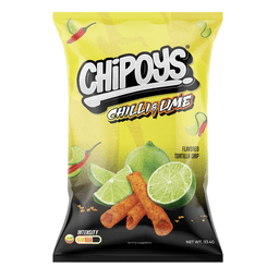 Chipoys Chilli and Lemon Tortilla Chips Bag 113.4g