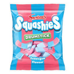 Swizzels Drumstick Squashies Bubblegum Flavour Bag 120g