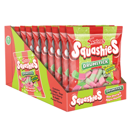 Swizzels Drumstick Squashies Sour Cherry & Apple Flavour Bag 120g