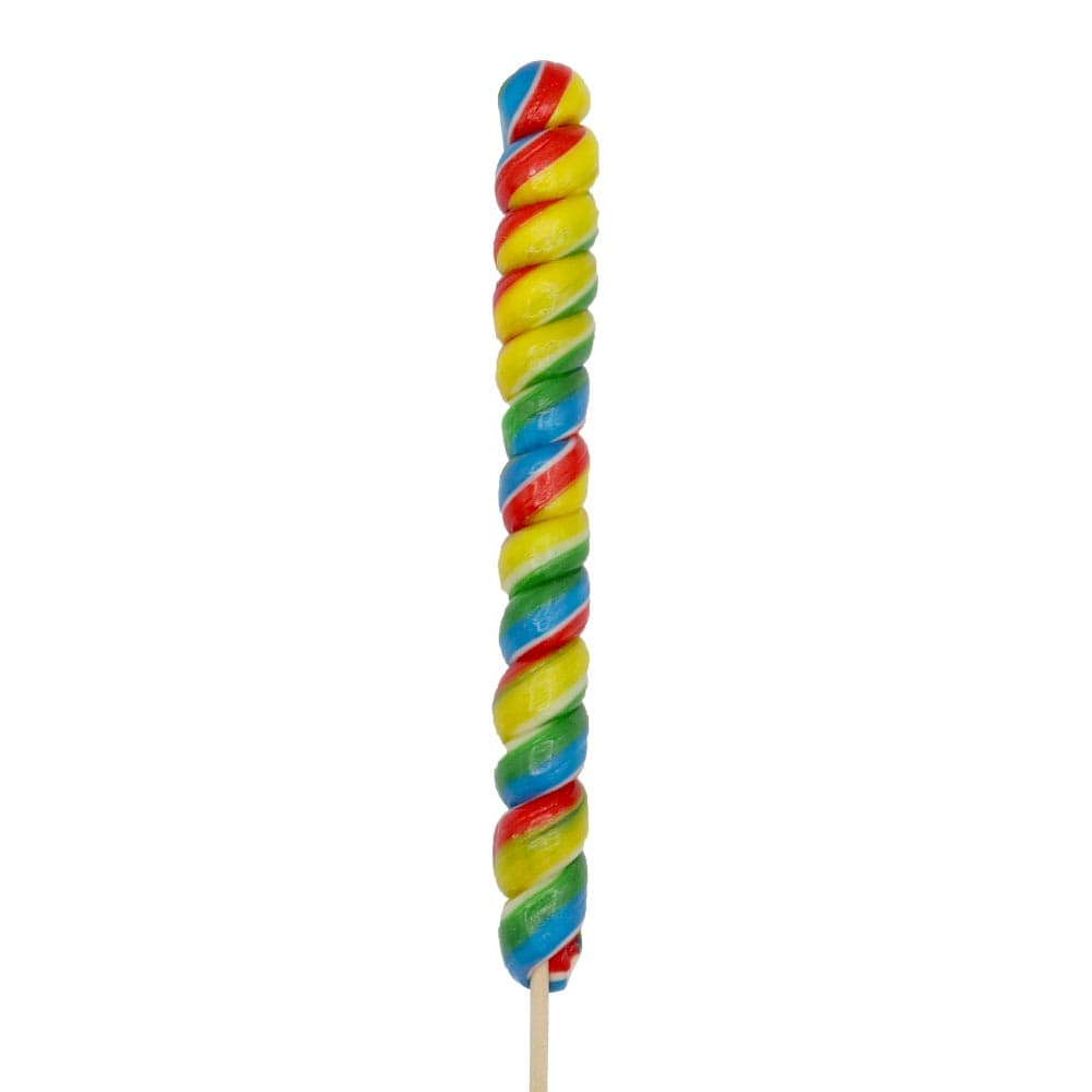 Candy Realms Giant Rainbow Twist Pops 125g