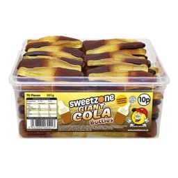 Sweetzone Giant Cola Bottles Tub 805g 10p PMP