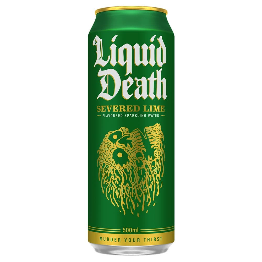 Liquid Death Severed Lime Mountain Water Can 500m