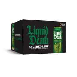 Liquid Death Severed Lime Mountain Water Can 500m