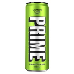 PRIME Energy Lemon Lime Cans 330ml