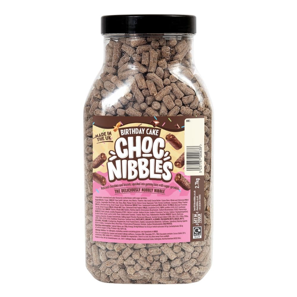 Sweet Dreams Birthday Cake Choc Nibbles Jar 2.7kg
