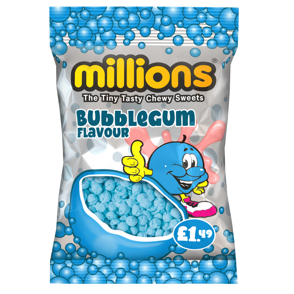 Millions Bubblegum Bag 110g £1.49 PMP 