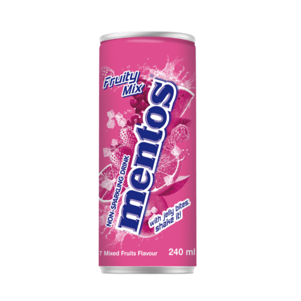 Mentos Fruity Mix Soda Can 240ml