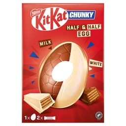 Kit Kat Chunky Milk & White Chocolate Giant Easter Egg 230g