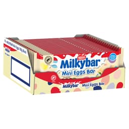 Milkybar Mini Eggs Easter White Chocolate Sharing Bar 100g