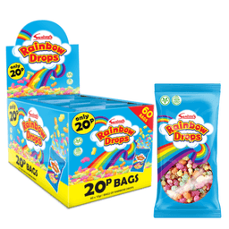 Swizzels Rainbow Drops Bag 10g 20p PMP