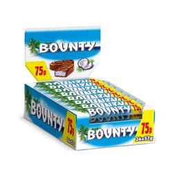 Bounty Coconut & Milk Chocolate Snack Bar £0.75 PMP Duo 57g