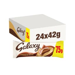 Galaxy Smooth Milk Chocolate Snack Bar £0.75 PMP 42g