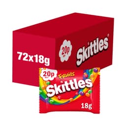 Skittles Vegan Fruits Sweets Bag 18g 20p PMP