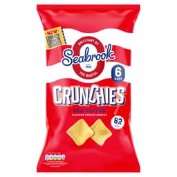 Seabrook Crunchies Sea Salted Flavour Potato Snacks 6 Pack