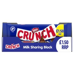 Crunch Milk Chocolate Sharing Bar 100g PMP £1.50