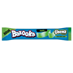 Bazooka Sour Chewz Apple Chew Bars 14g 15p PMP