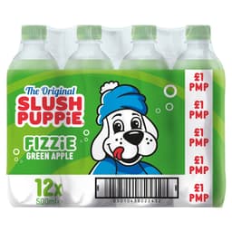 Slush Puppie The Original Fizzie Green Apple 500ml £1 PMP