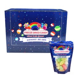 Freeze Dried Candy Gummy Bears Pouch 90g
