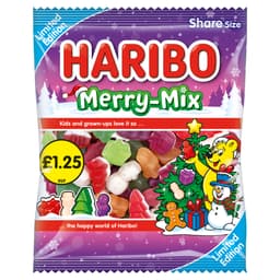 Haribo Limited Edition Merry Mix Bag 140g  £1.25 PMP 