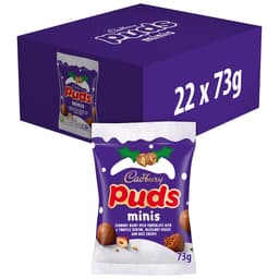 Cadbury Puds Minis Chocolate Bag 73g