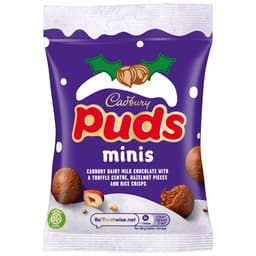 Cadbury Puds Minis Chocolate Bag 73g