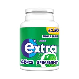 Extra Spearmint Sugarfree Chewing Gum Bottle 46 Pieces 64g £2.50 PMP