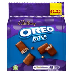 Cadbury Oreo Bites Chocolate Bag 85g £1.35 PMP