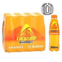 Lucozade Energy Drink Orange Bottle 500ml