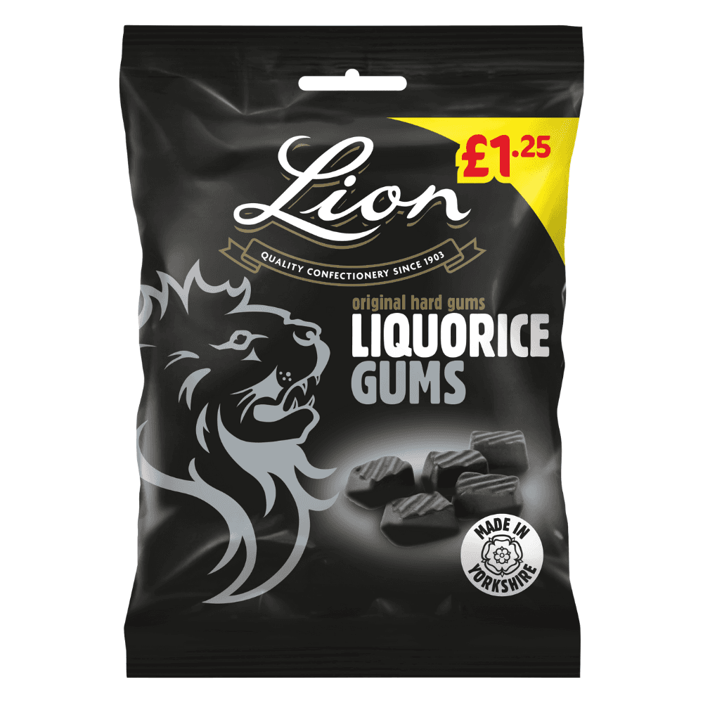 Lion Liqourice Gums Bag 130g £1.25 PMP