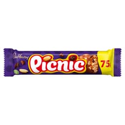 Cadbury Picnic Chocolate Bar 48.4g 75p PMP 