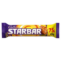 Cadbury Starbar Chocolate Bar 75p PMP 49g