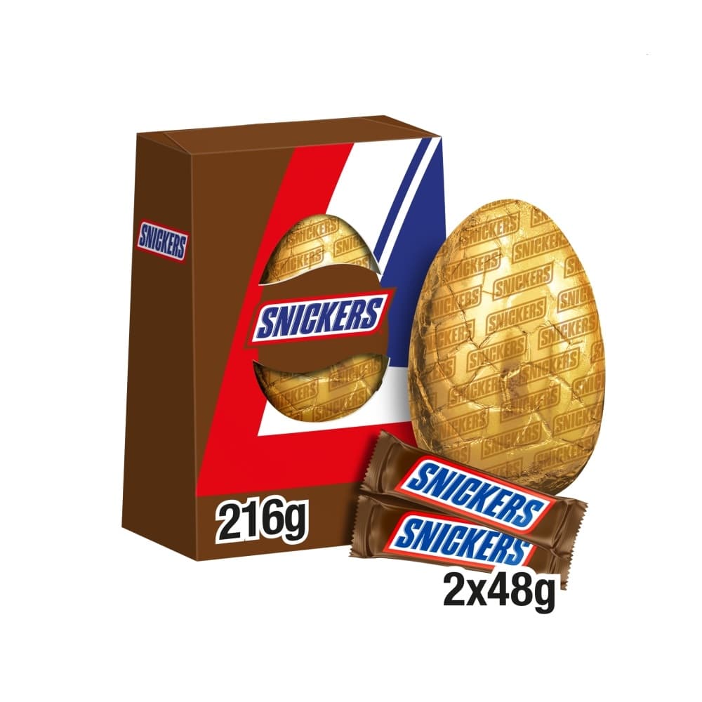 Snickers Chocolate & Peanut Extra Large Easter Egg 216g