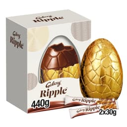 Galaxy Ripple Chocolate Giant Easter Egg 440g 
