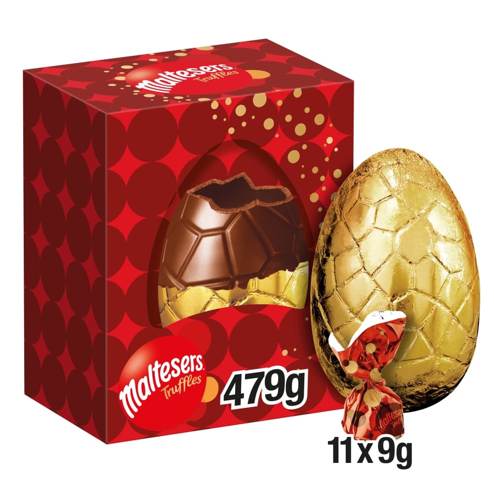 Maltesers Chocolate Truffles Giant Easter Egg 479g