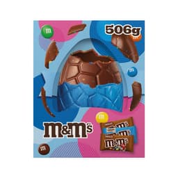 M&M's Milk Chocolate & Crispy Giant Easter Egg 506g 