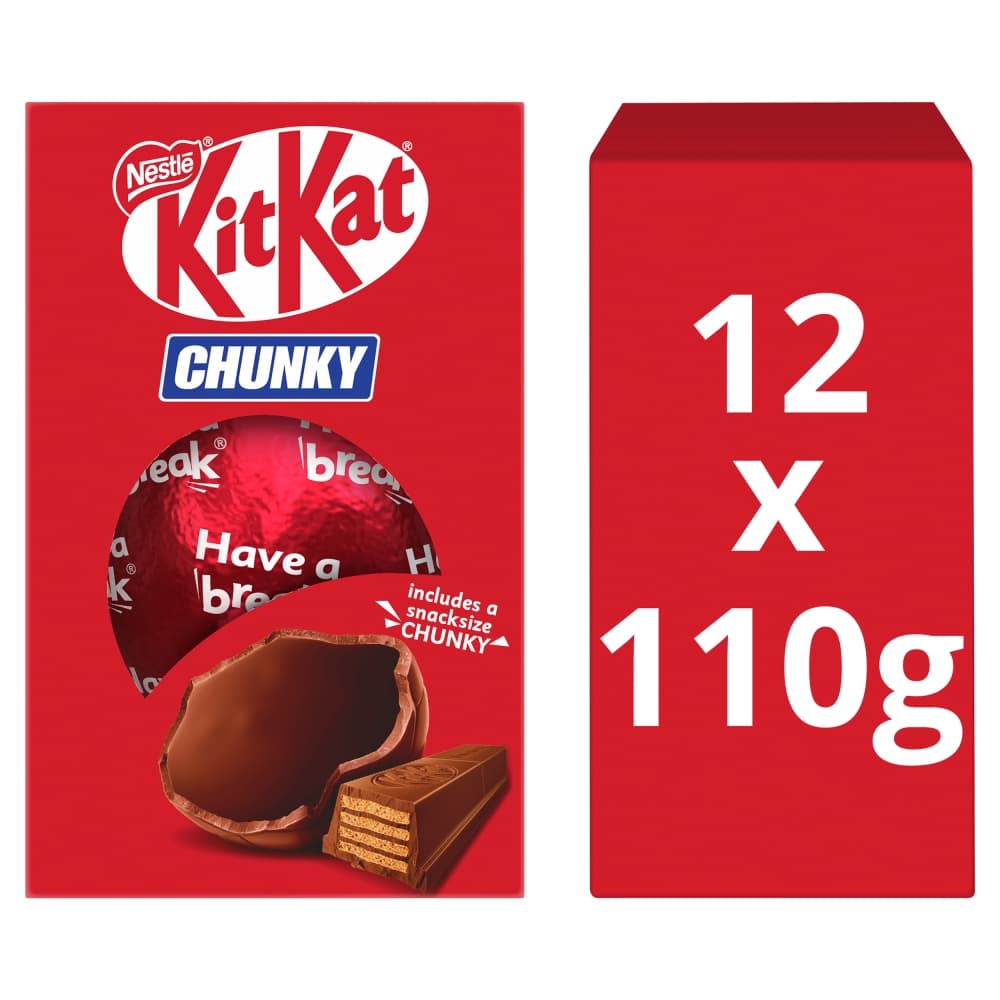 KitKat Chunky Milk Chocolate Small Easter Egg 110g