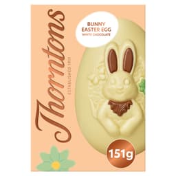 Thorntons Bunny White Chocolate Easter Egg 151g 