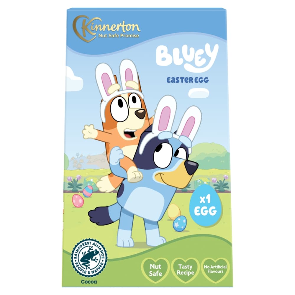 Kinnerton Bluey Milk Chocolate Easter Egg 50g