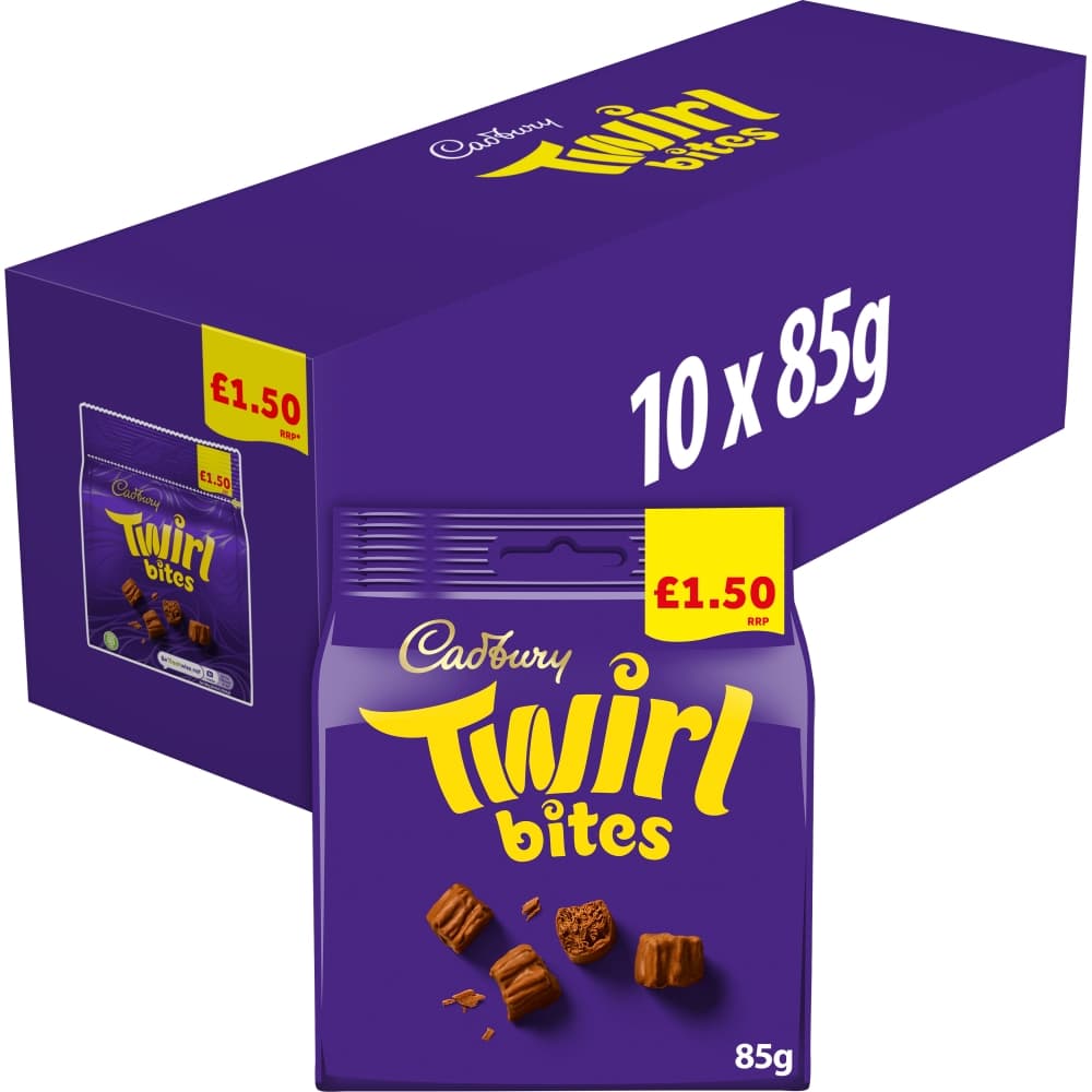 Cadbury Twirl Bites Chocolate Bag 85g £1.50 PMP 